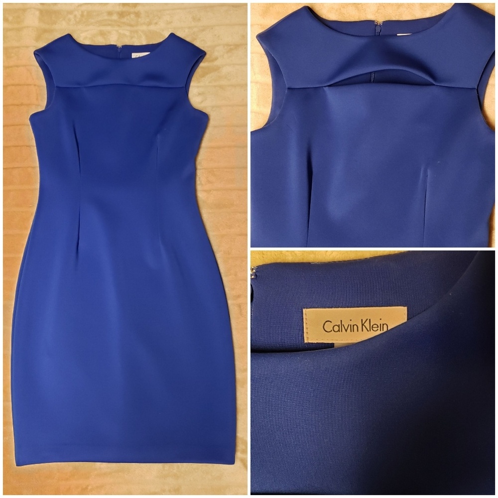 Calvin Klein Front Cutout Dress, Sml